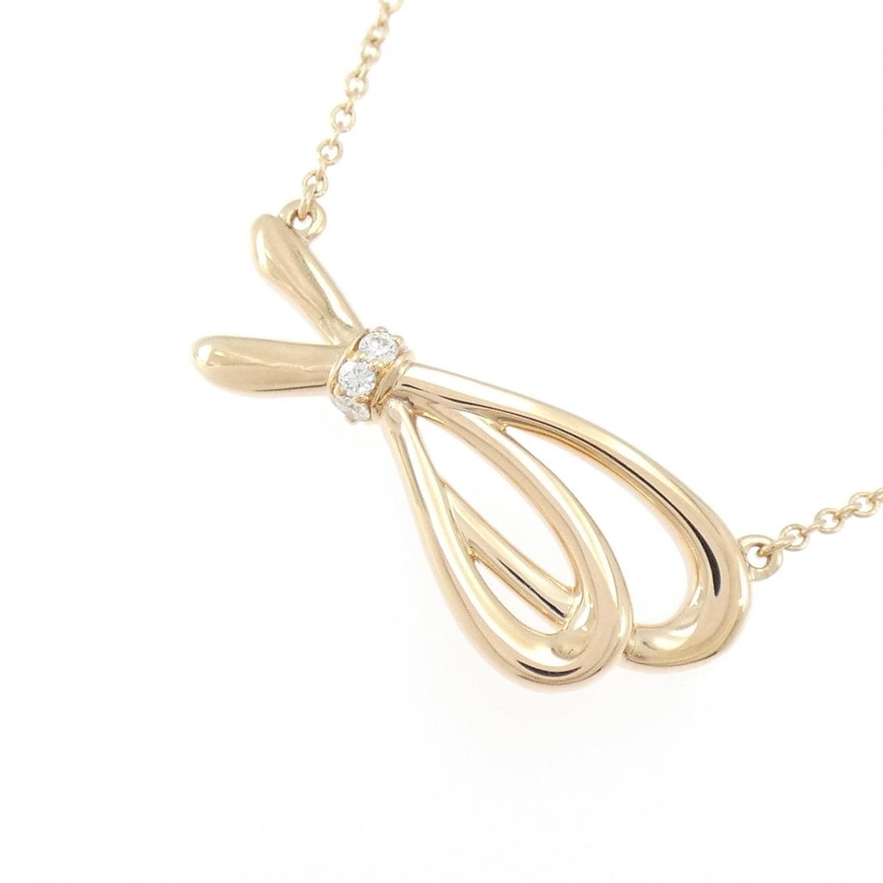 ティファニー ボウ ネックレス