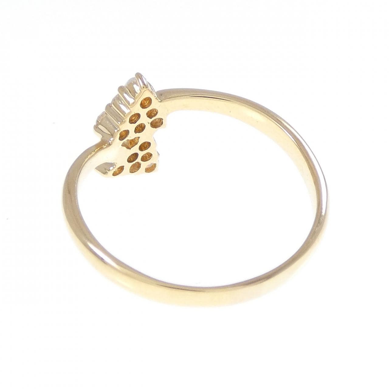 K18YG ダイヤモンド リング 0.12CT