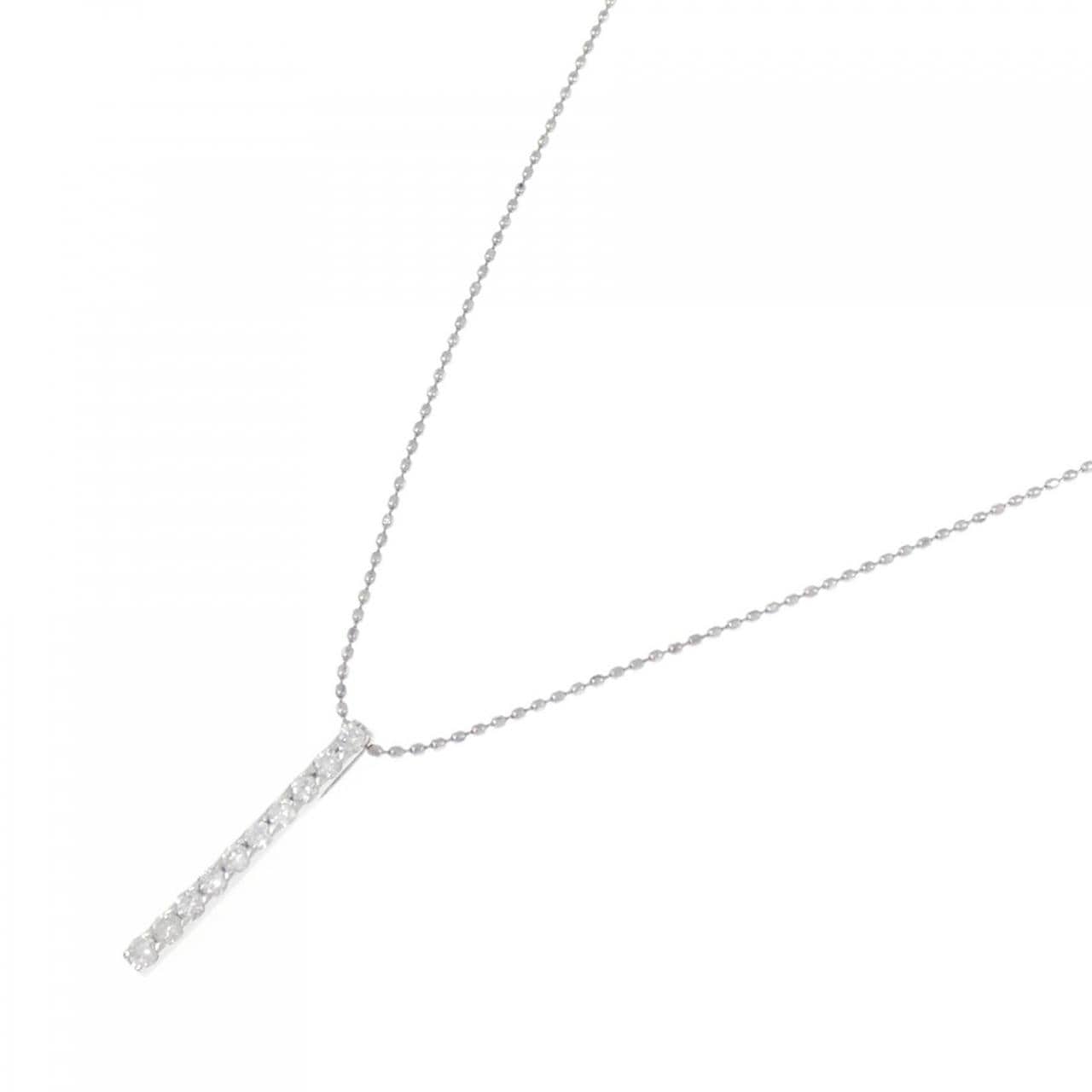 K14WG/K18WG ダイヤモンド ネックレス 0.20CT