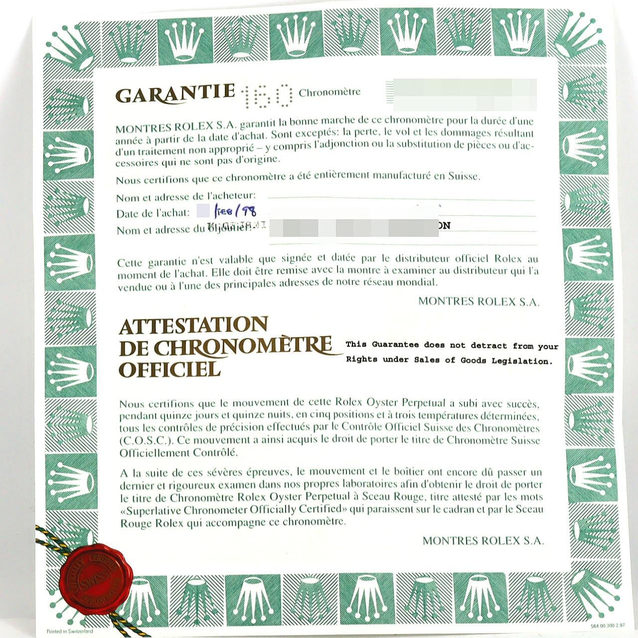 ロレックス デイトナ 16518 YG 自動巻 T番