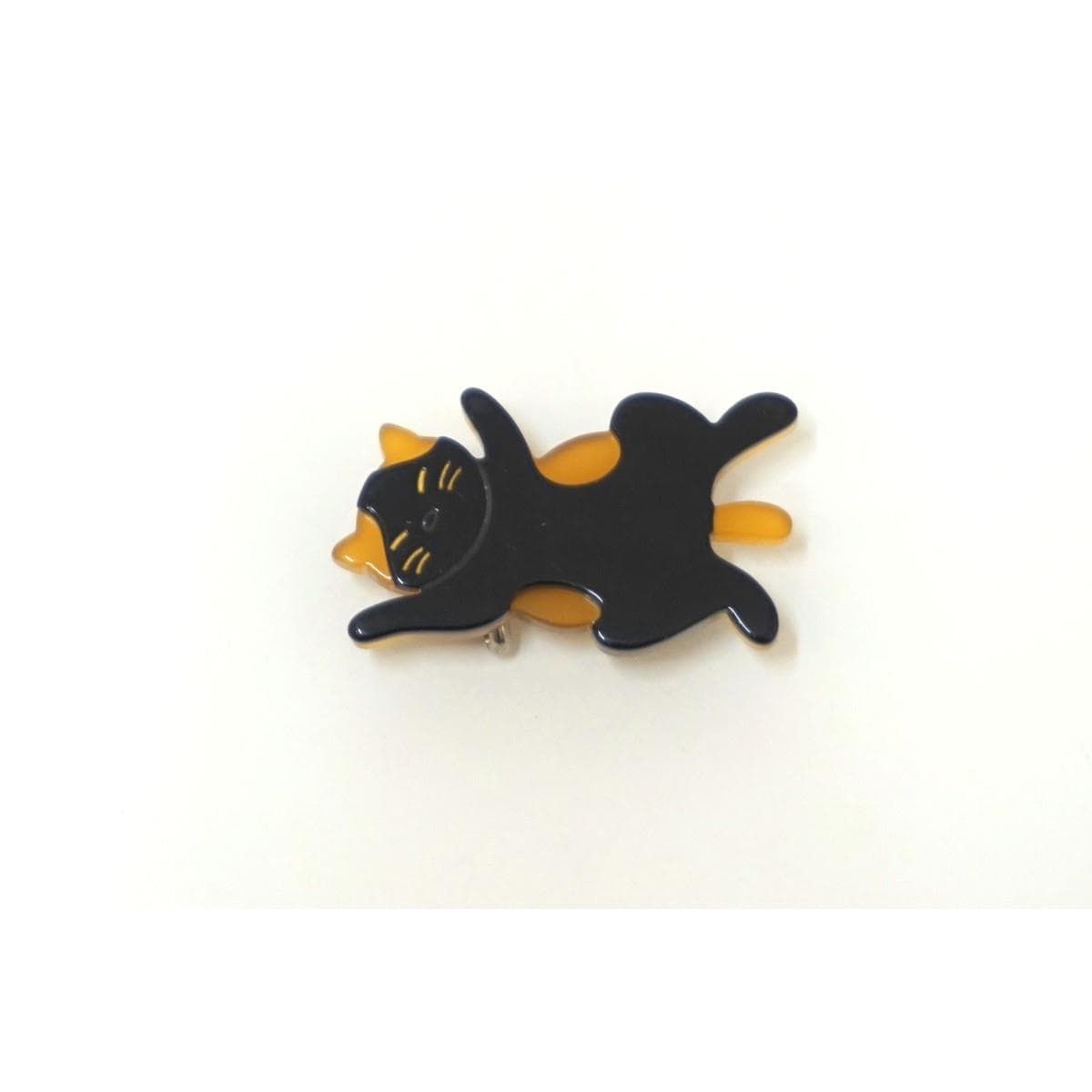 【新品】帯留　ネコ