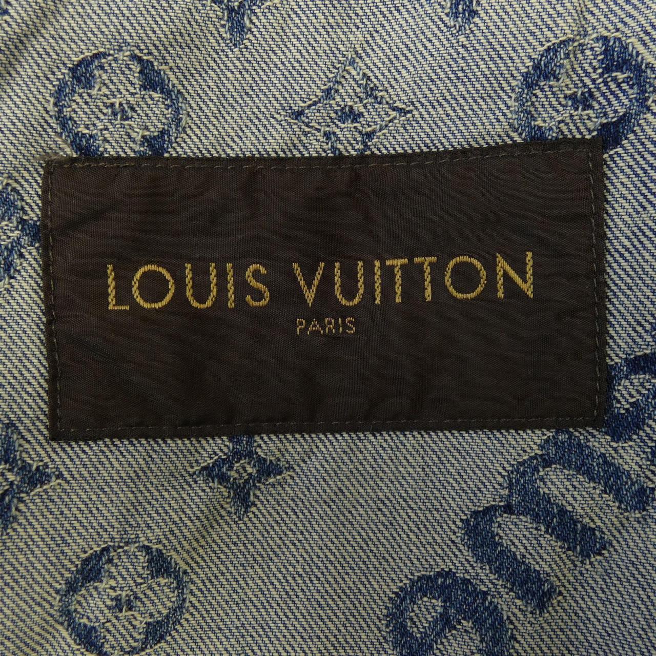 ルイヴィトン LOUIS VUITTON JACQUAD DENIM TRUCKER HDA91WALL SUPREME デニムジャケット