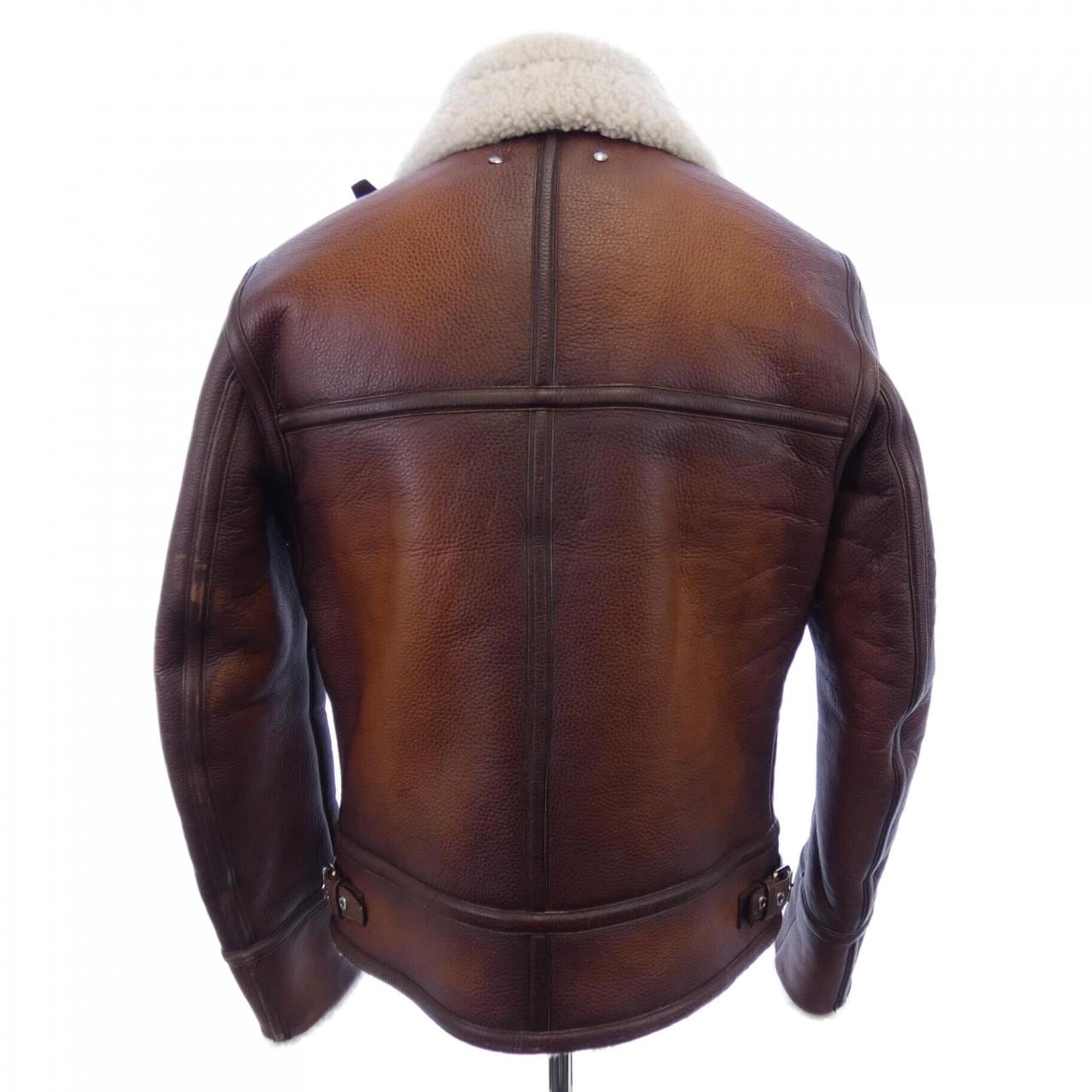 Berluti R16 LBL63KAHT Mouton Jacket