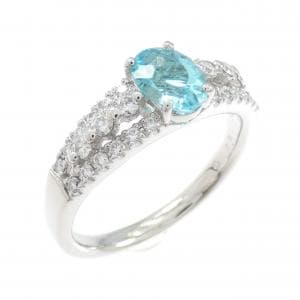 PT900 パライバトルマリン リング 0.86CT