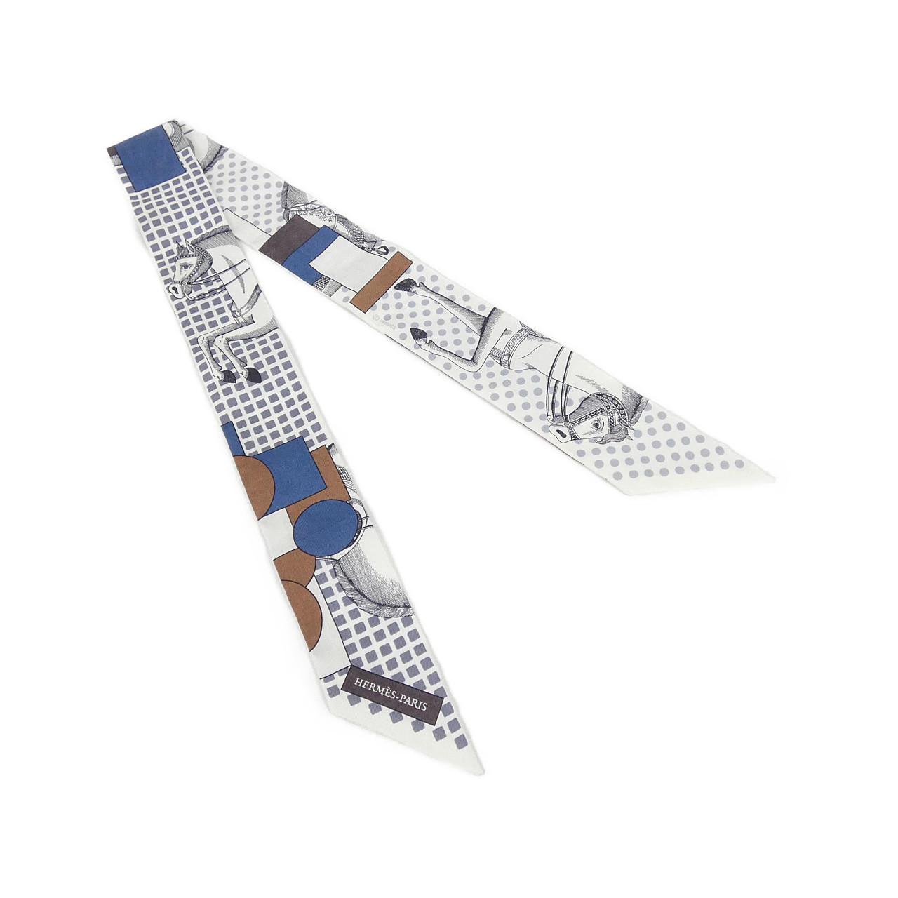 エルメス CAVALIER EN FORMES ツイリー 064008S スカーフ