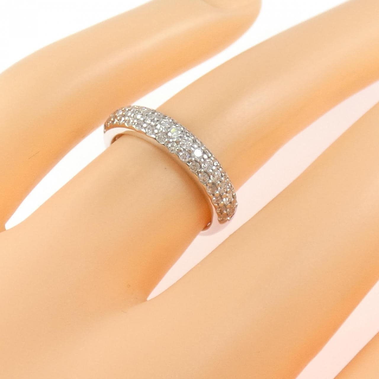 K18WG ダイヤモンド リング 0.568CT
