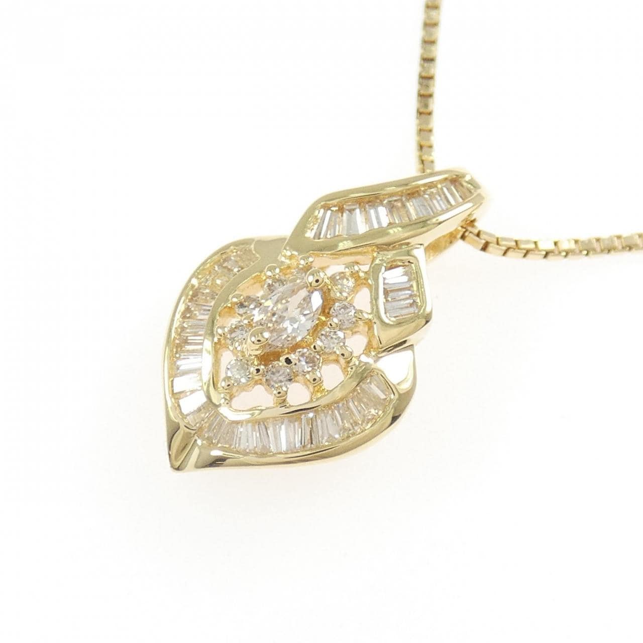 K18YG ダイヤモンド ネックレス 0.50CT