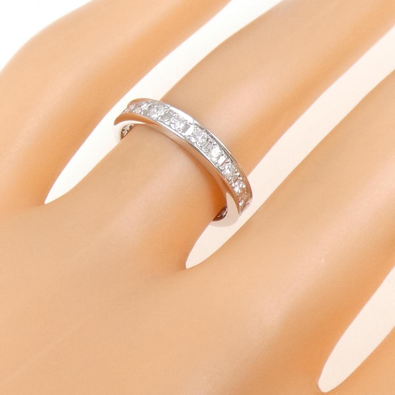 PT900 フルエタニティ ダイヤモンド リング 0.50CT
