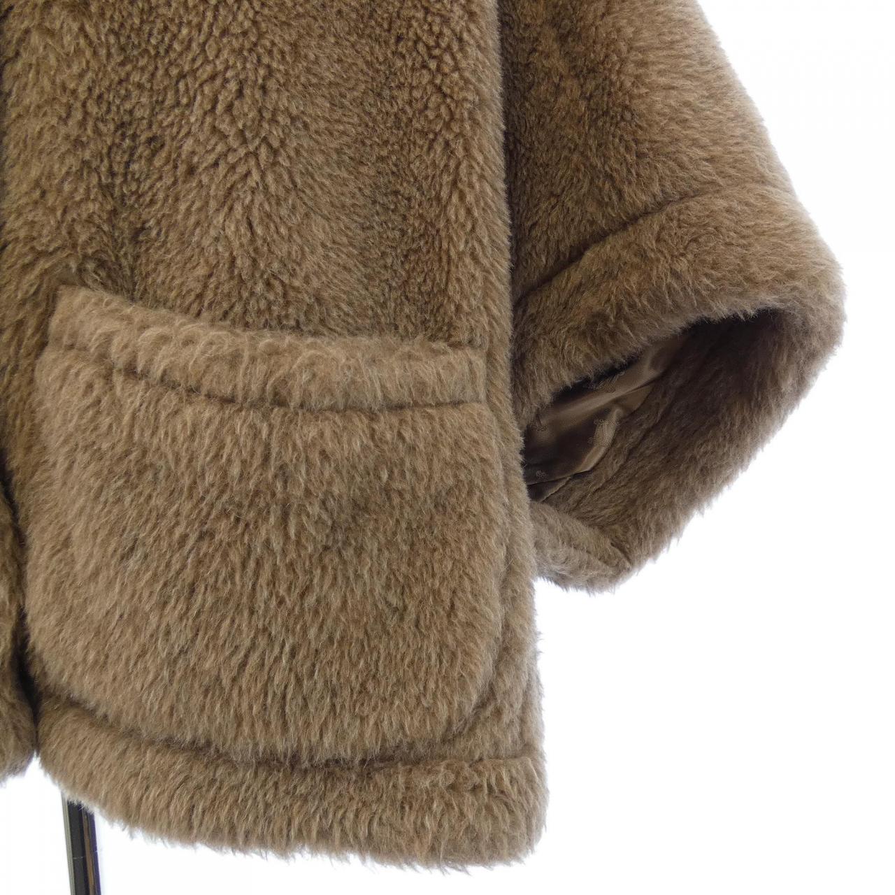 マックスマーラ Max Mara TERZO 473618 テディベア ケープ