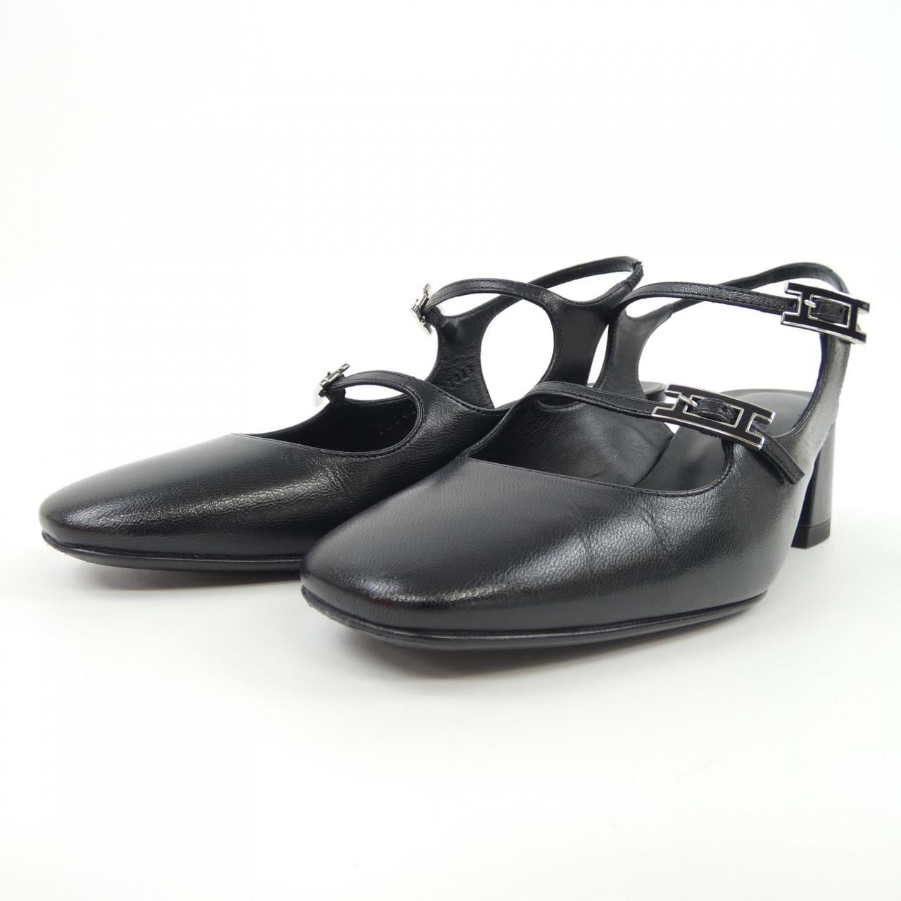 エルメス HERMES ジャッキー50 アピバックル 242041Z パンプス