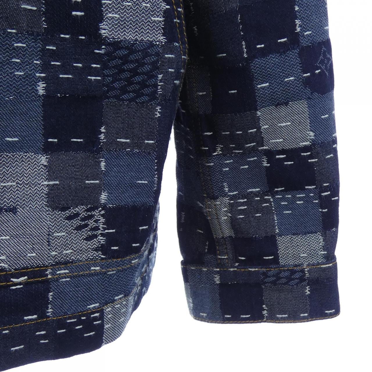 ルイヴィトン LOUIS VUITTON ダミエデニムワークウェアブルゾン HTA80WWIO デニムジャケット