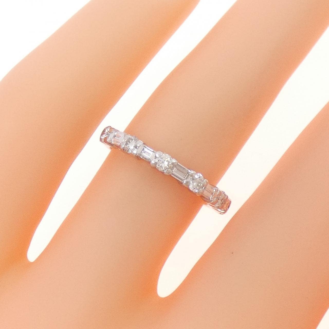 K18WG ダイヤモンド リング 0.50CT