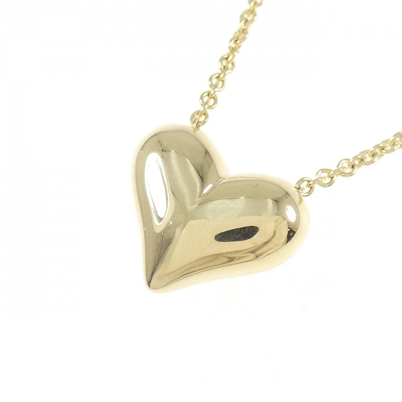 TIFFANY pinched heart necklace