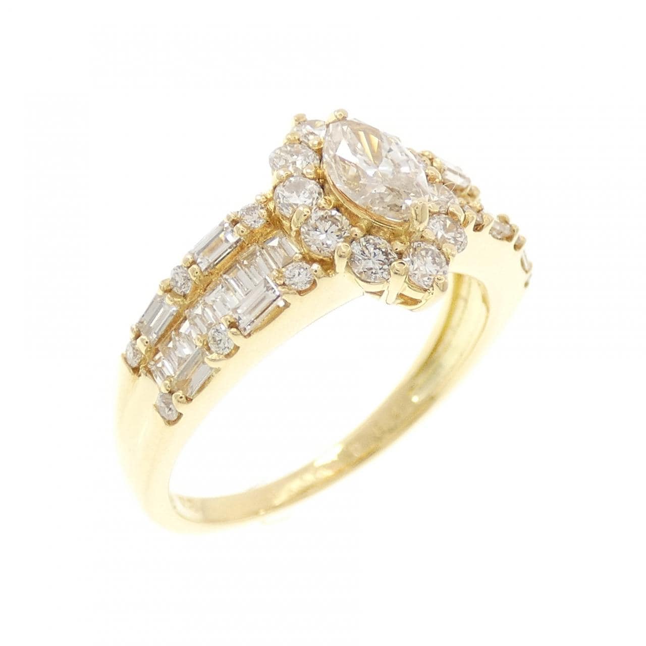 K18YG ダイヤモンド リング 0.380CT