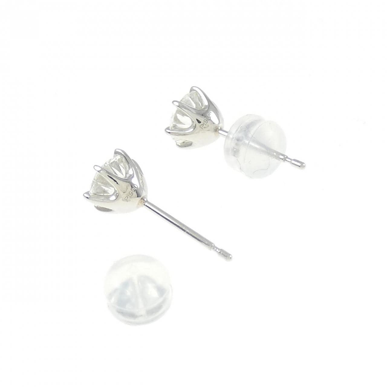 [新品] PT900钻石耳环 0.532CT 0.519CT G SI1 品质好