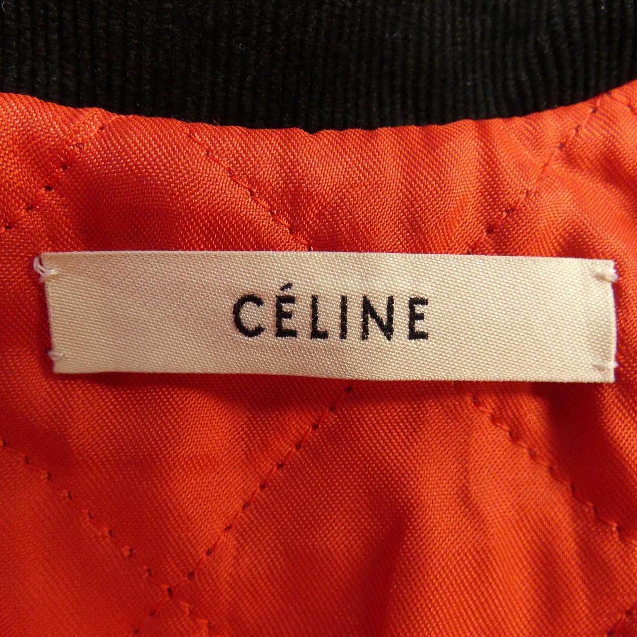 セリーヌ CELINE 2 5I90/4533 レザーライダースジャケット