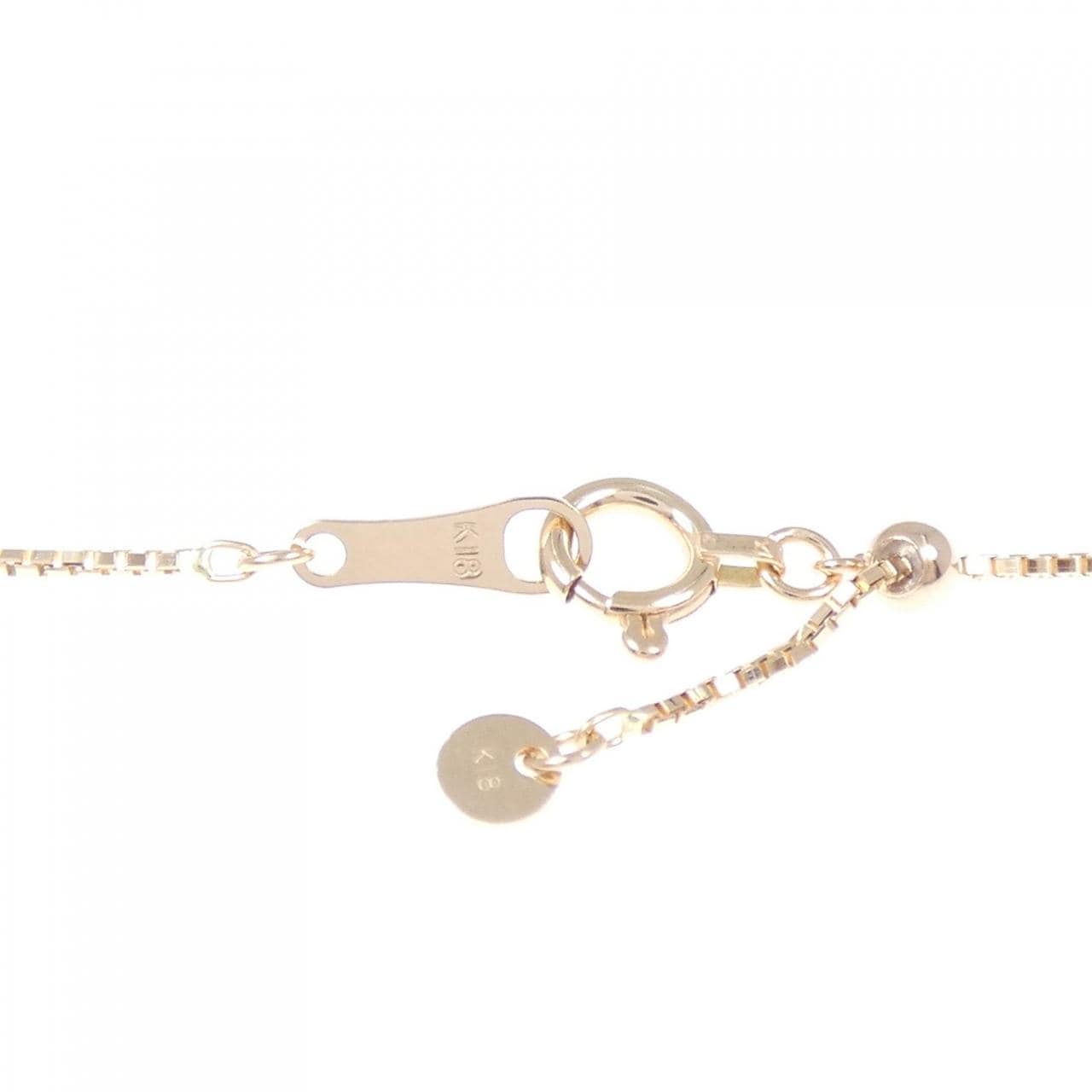 K18PG ダイヤモンド ネックレス 0.21CT