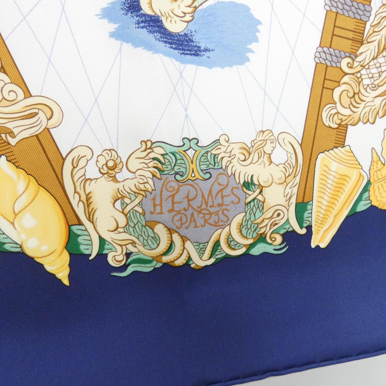 エルメス BALADE OCEANE カレ スカーフ