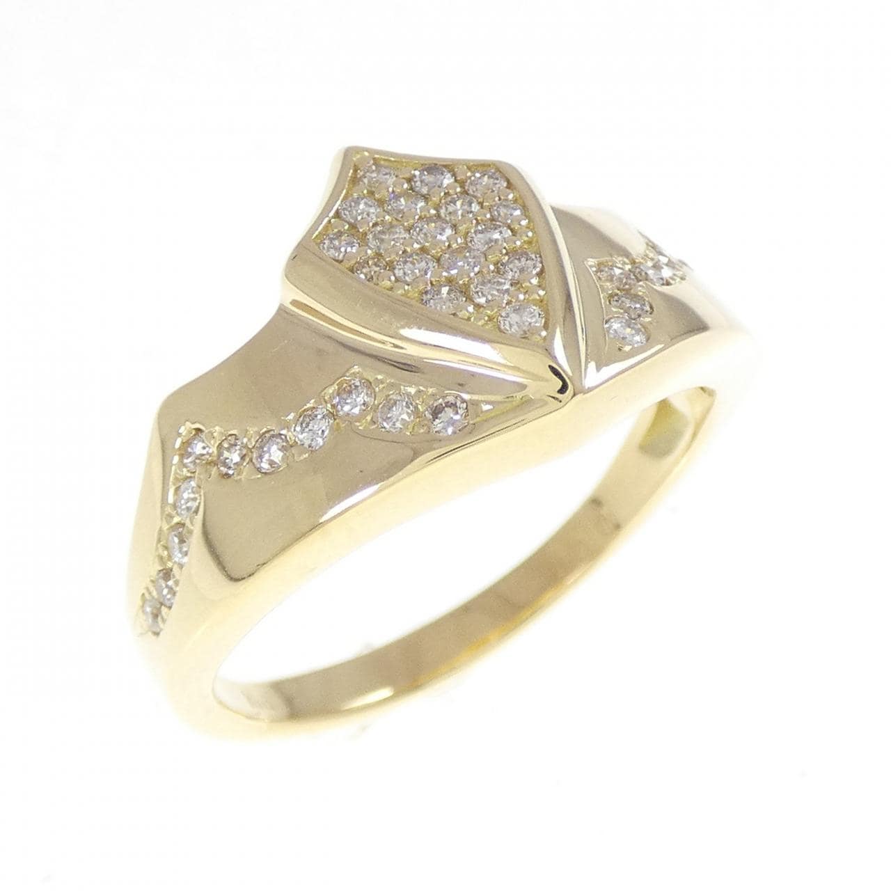 K18YG ダイヤモンド リング 0.40CT