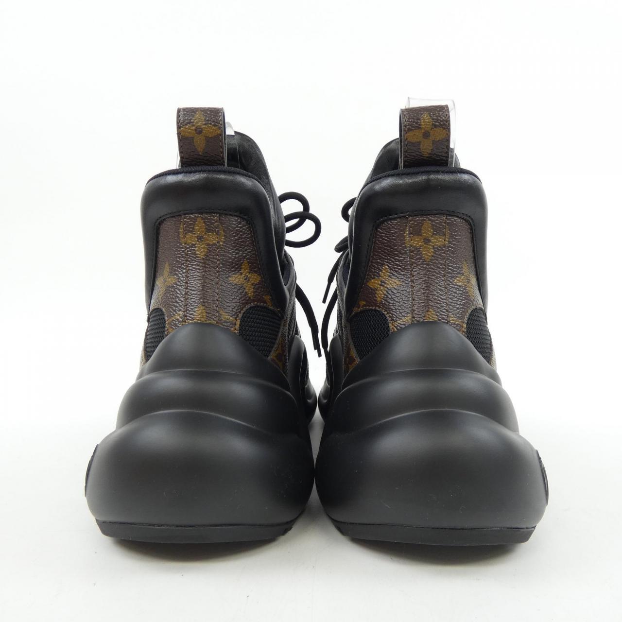 ルイヴィトン LOUIS VUITTON パテントモノグラムキャンバス アークライトライン スニーカー