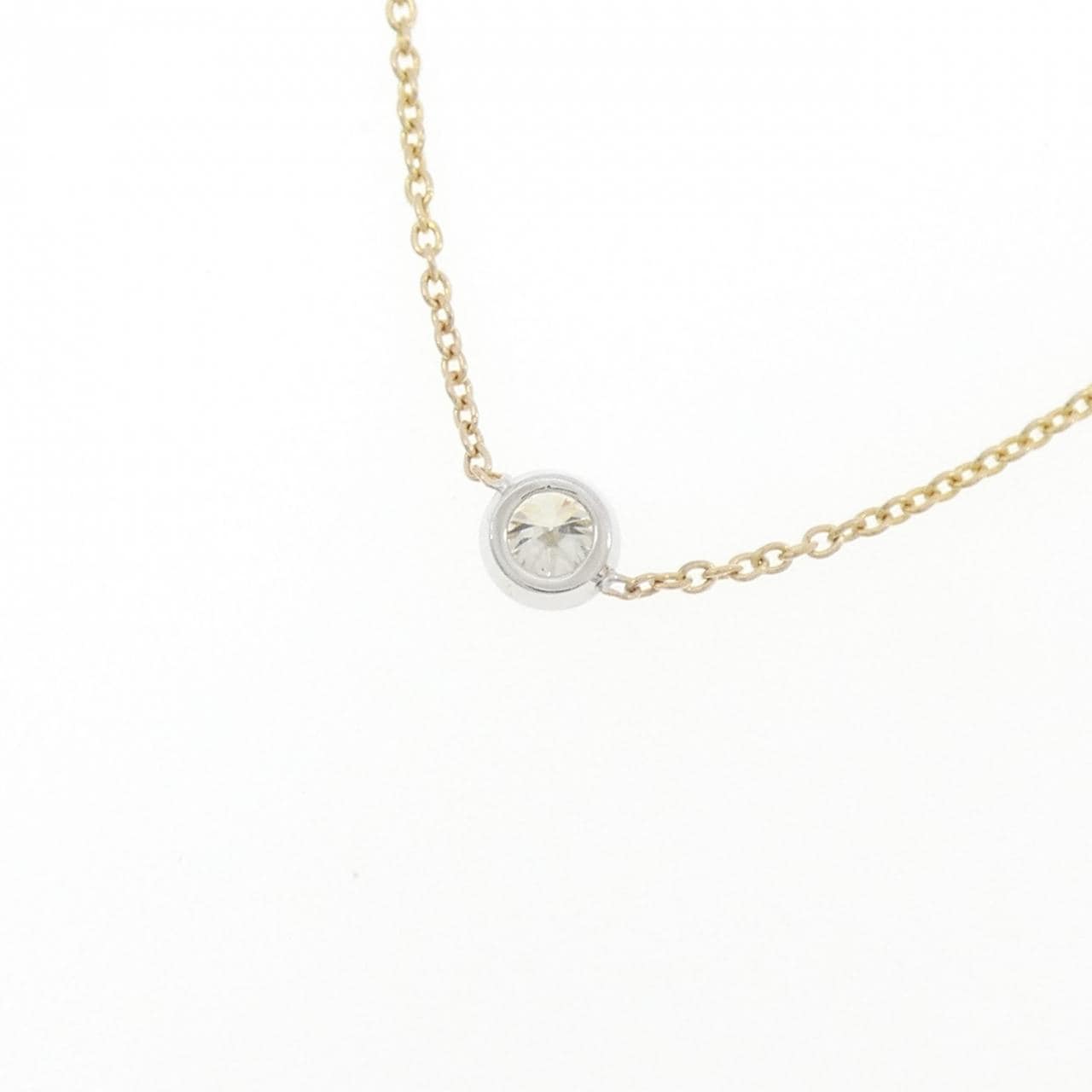 14KTWG/14KTYG ダイヤモンド ネックレス