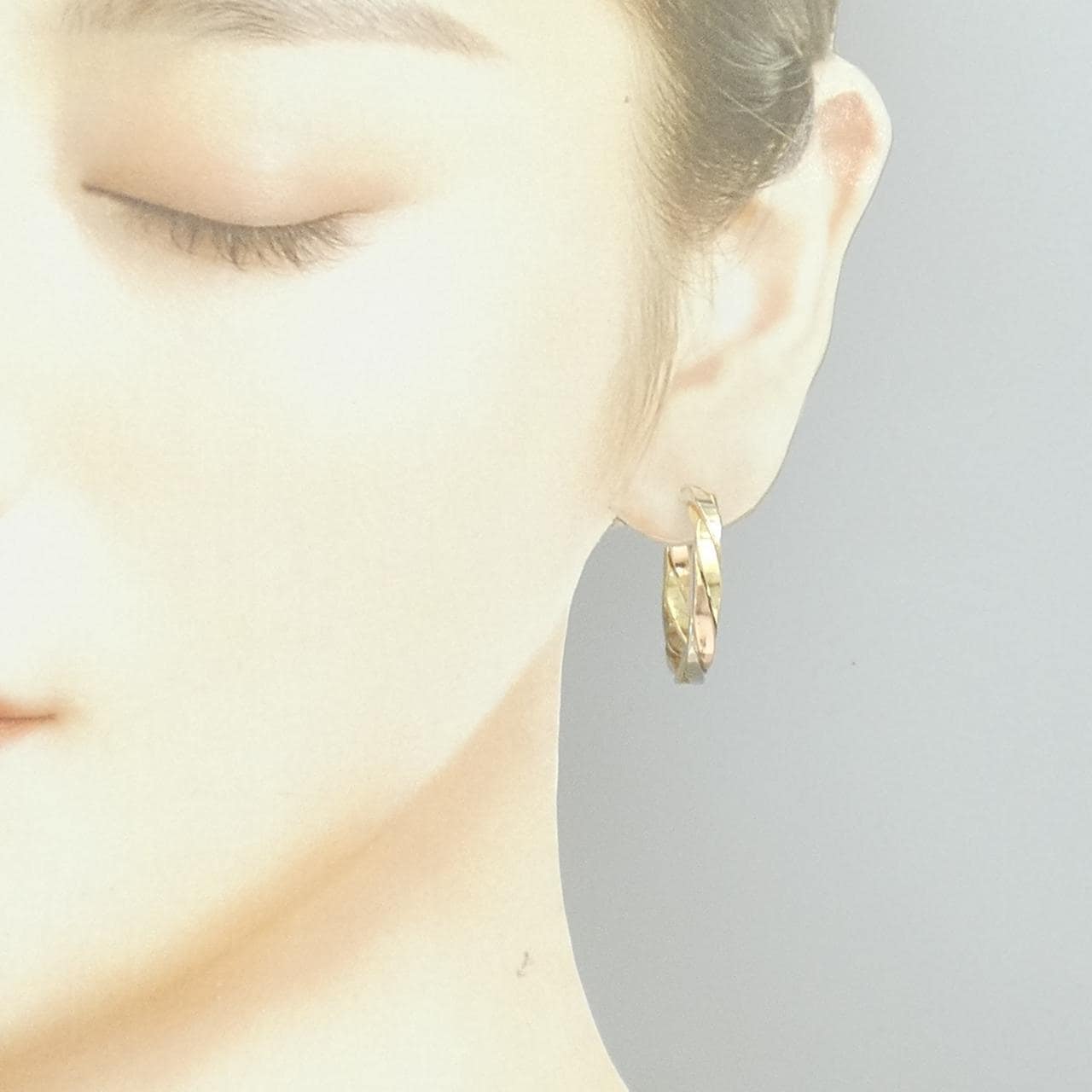 750スリーカラー ピアス