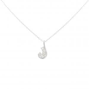 K18WG ダイヤモンド ネックレス 0.07CT