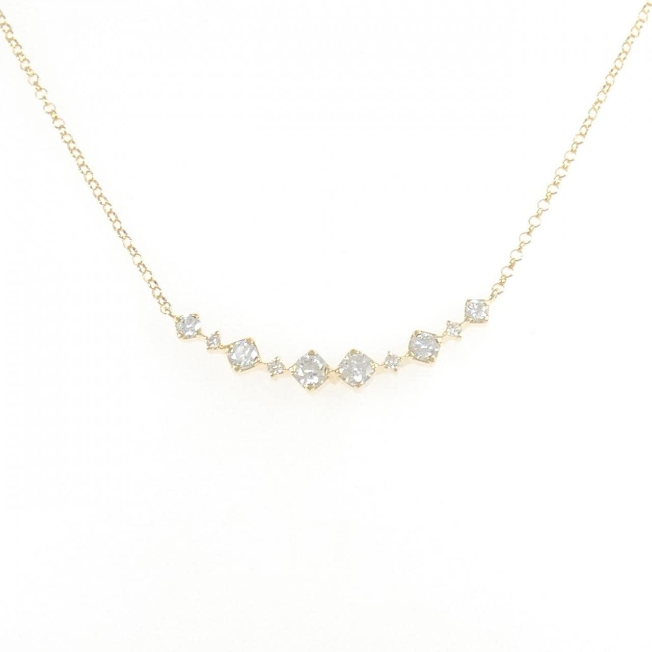 K18YG ダイヤモンド ネックレス 0.51CT