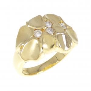 K18YG ダイヤモンド リング 0.21CT