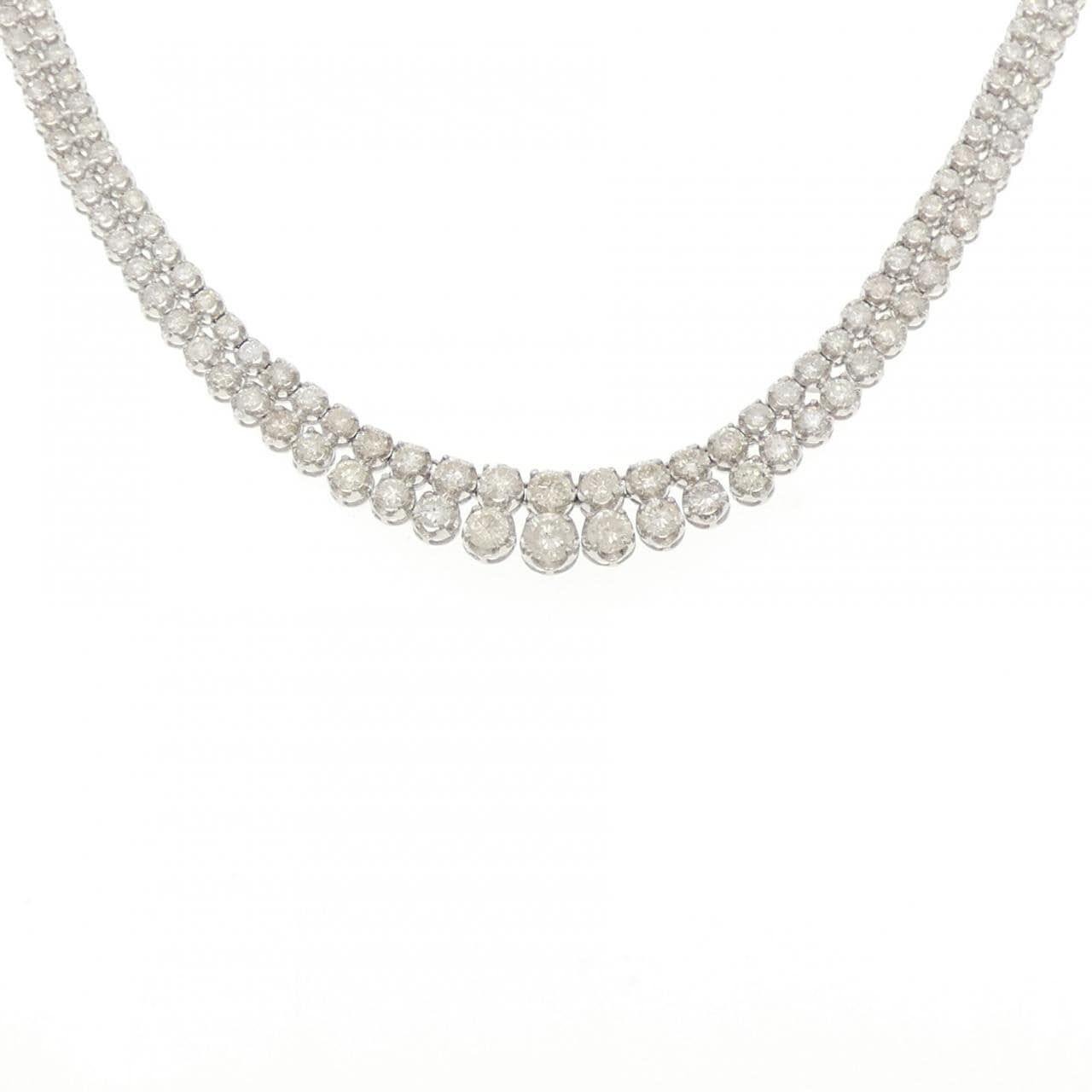 PT850 ダイヤモンド ネックレス 10.10CT