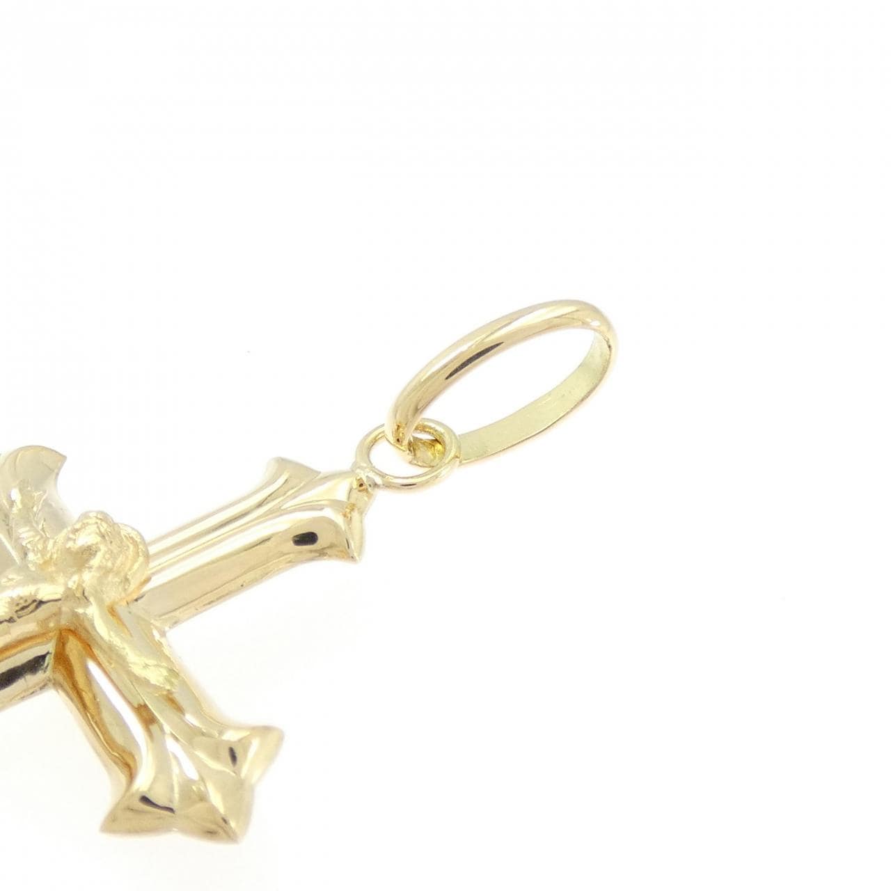 【新品】K18YG クロス ペンダント