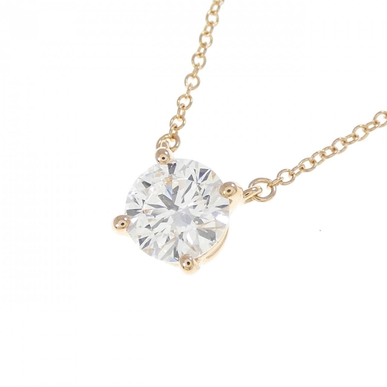 TIFFANY单钻項鍊 1.00克拉 D色 VS2淨度 3EXT