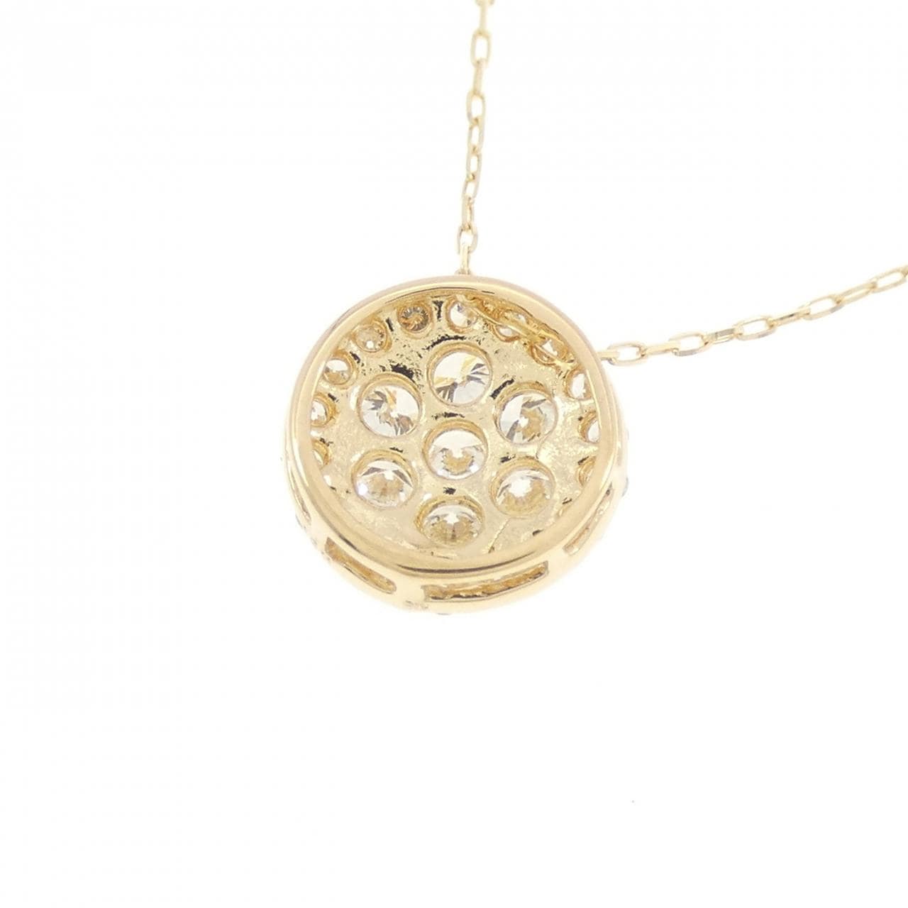 【リメイク】K18YG ダイヤモンド ネックレス 0.30CT