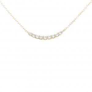 【リメイク】K10YG ダイヤモンド ネックレス 0.10CT