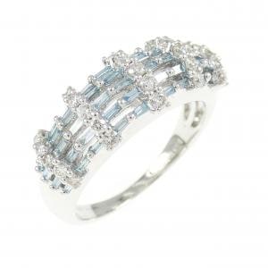 K18WG ダイヤモンド リング 1.00CT