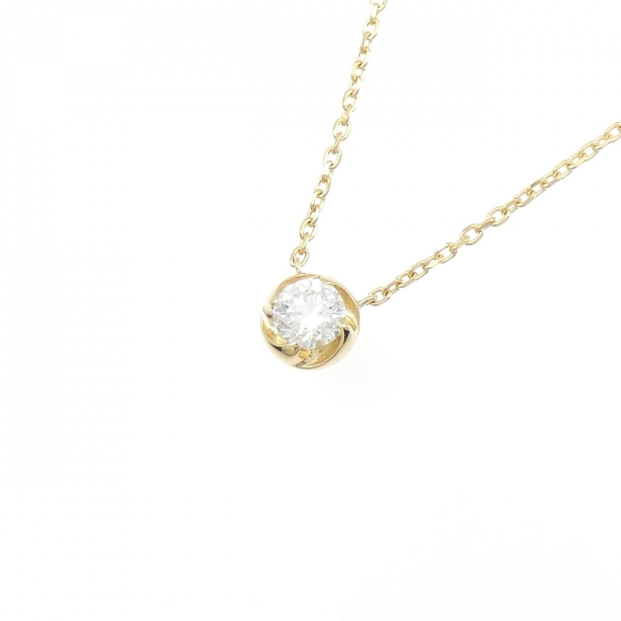 K18YG ダイヤモンド ネックレス 0.30CT D SI2 EXT