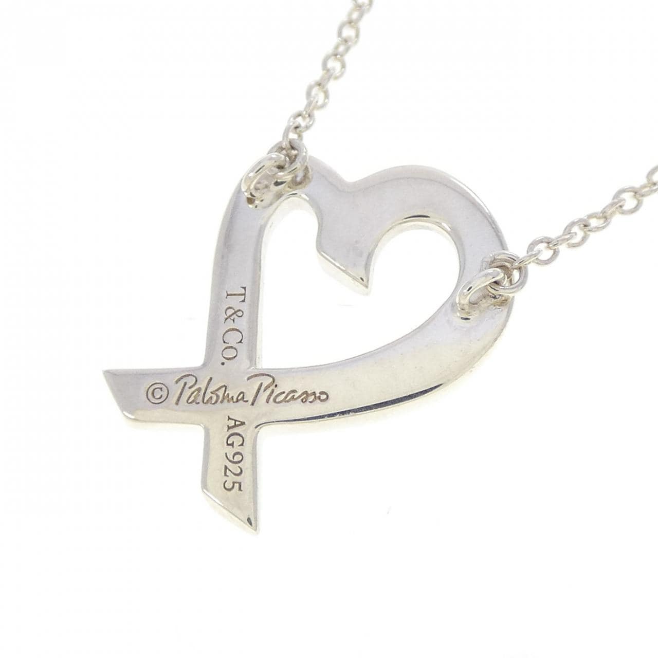 ティファニー ラビングハート スモール ネックレス