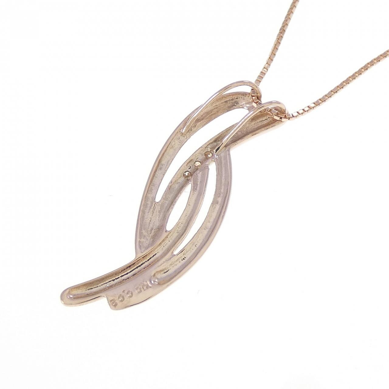 K10PG ダイヤモンド ネックレス 0.02CT