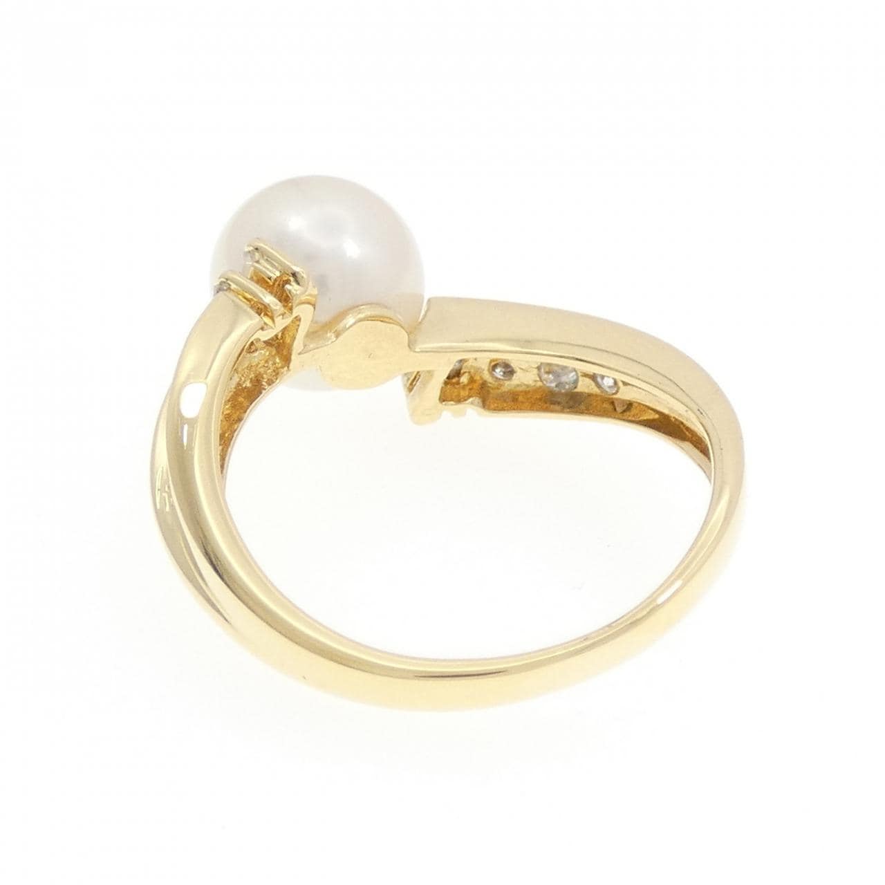 K18YG アコヤパール リング 8.4mm