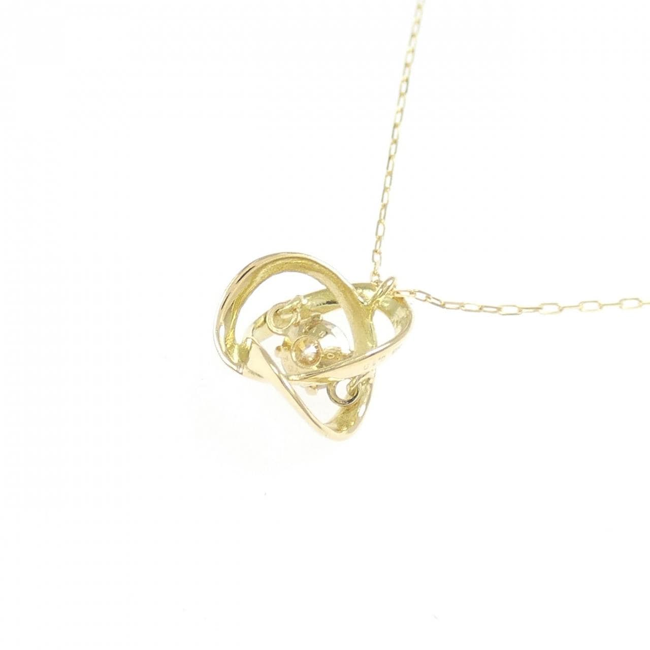 K18YG ダイヤモンド ネックレス 0.10CT
