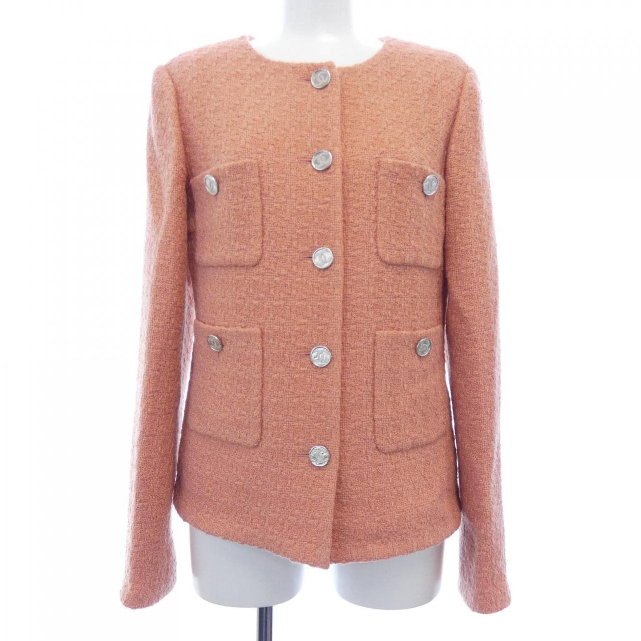 シャネル CHANEL ノーカラージャケット