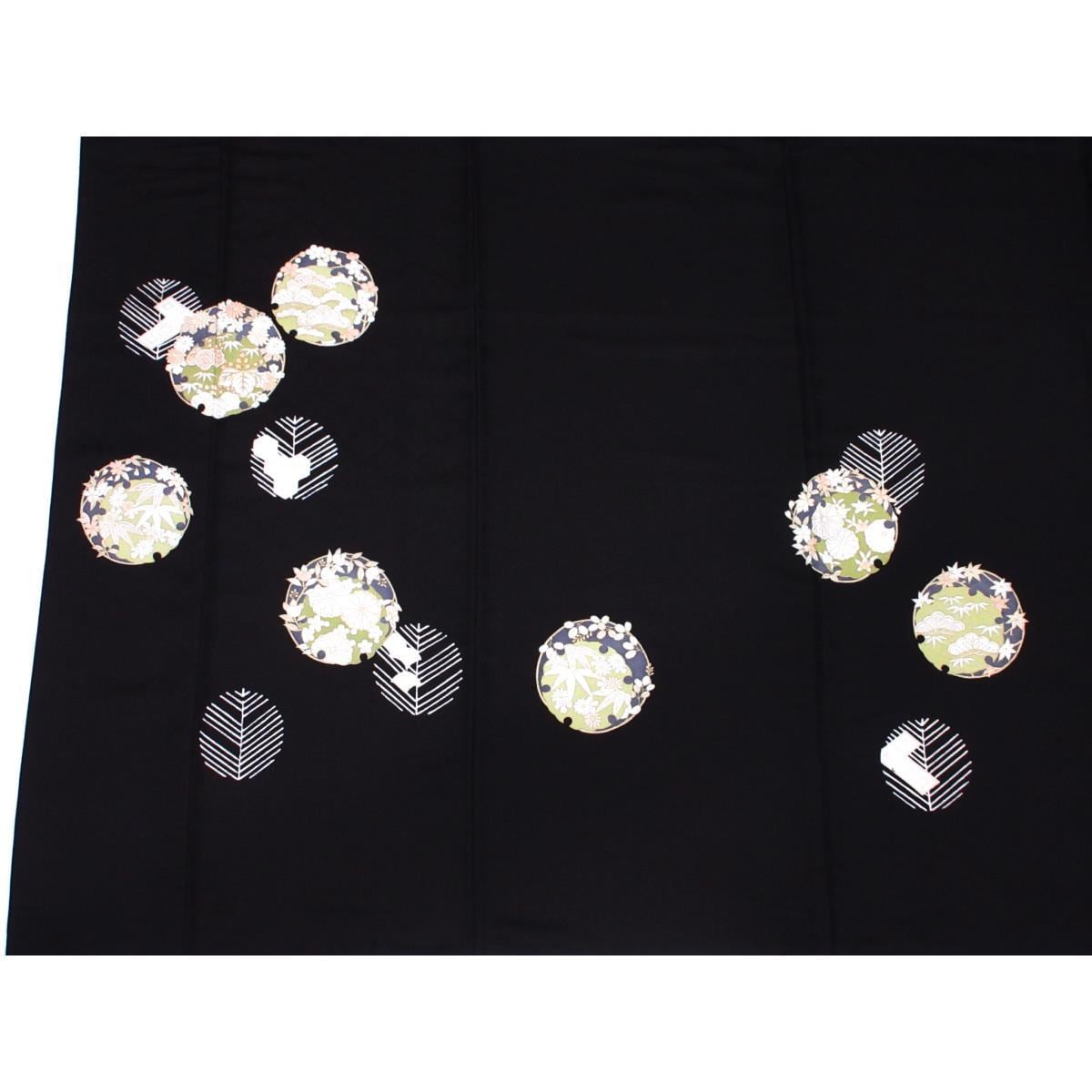 訪問着　友禅金彩加工　刺繍入り