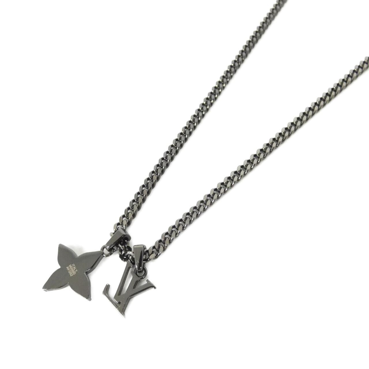 LOUIS VUITTON吊墜花朵切割 M00680 項鍊