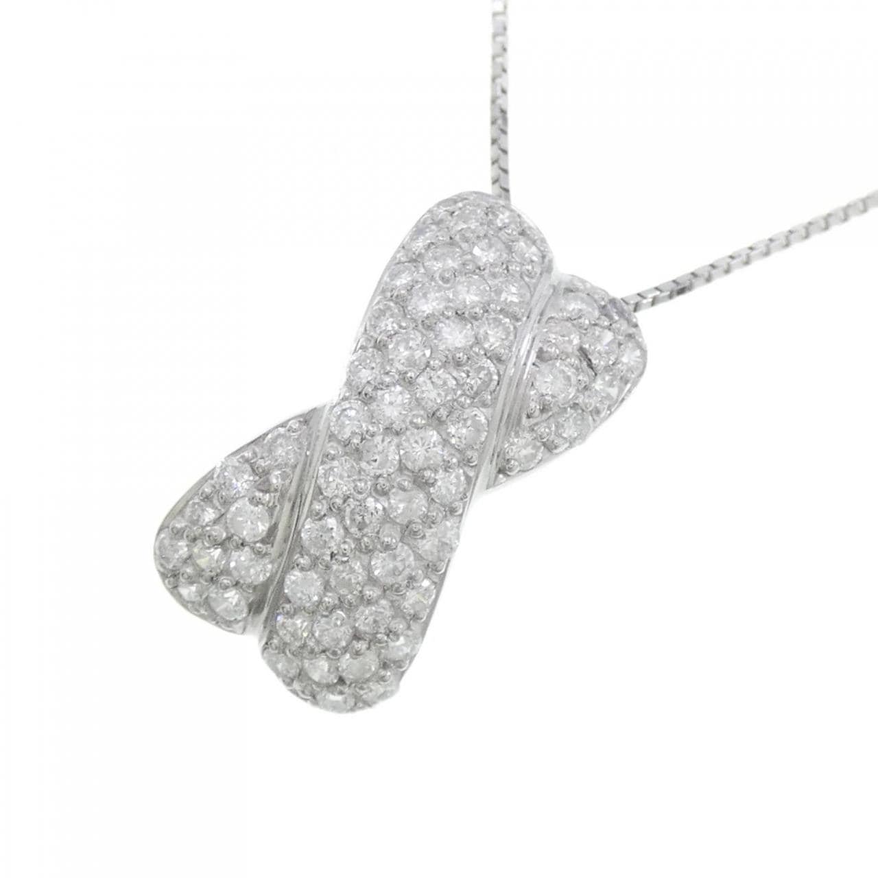 PT Pave Diamond Necklace 1.00CT