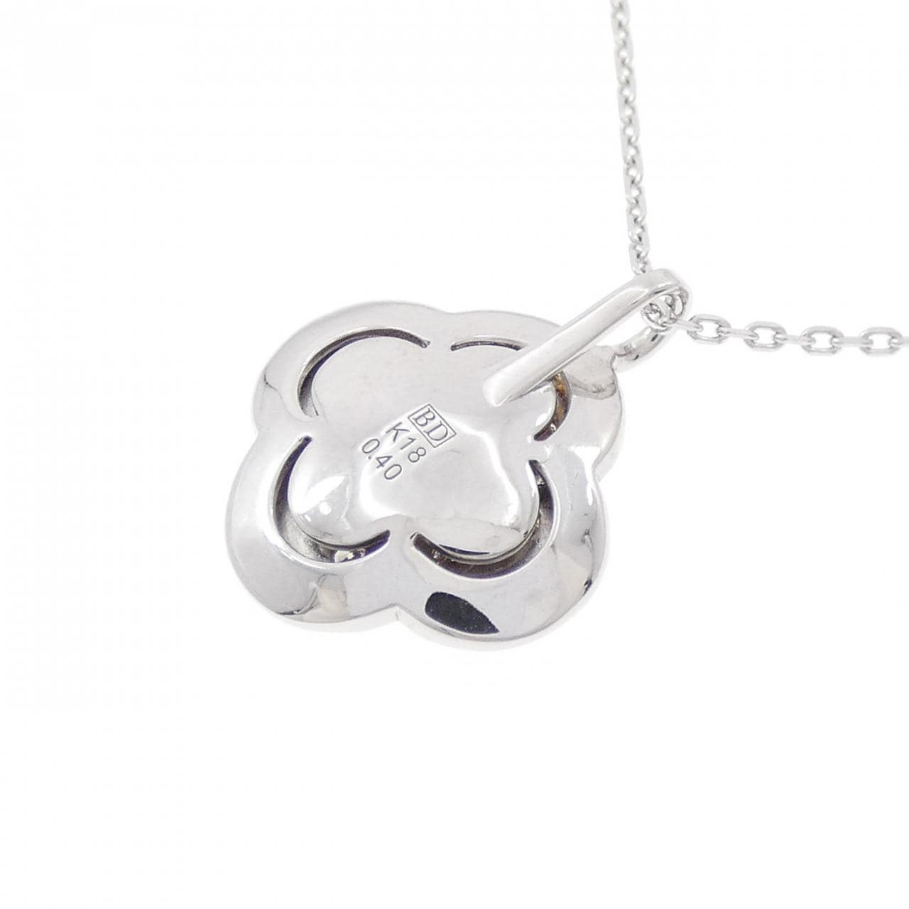 K18WG ダイヤモンド ネックレス 0.40CT
