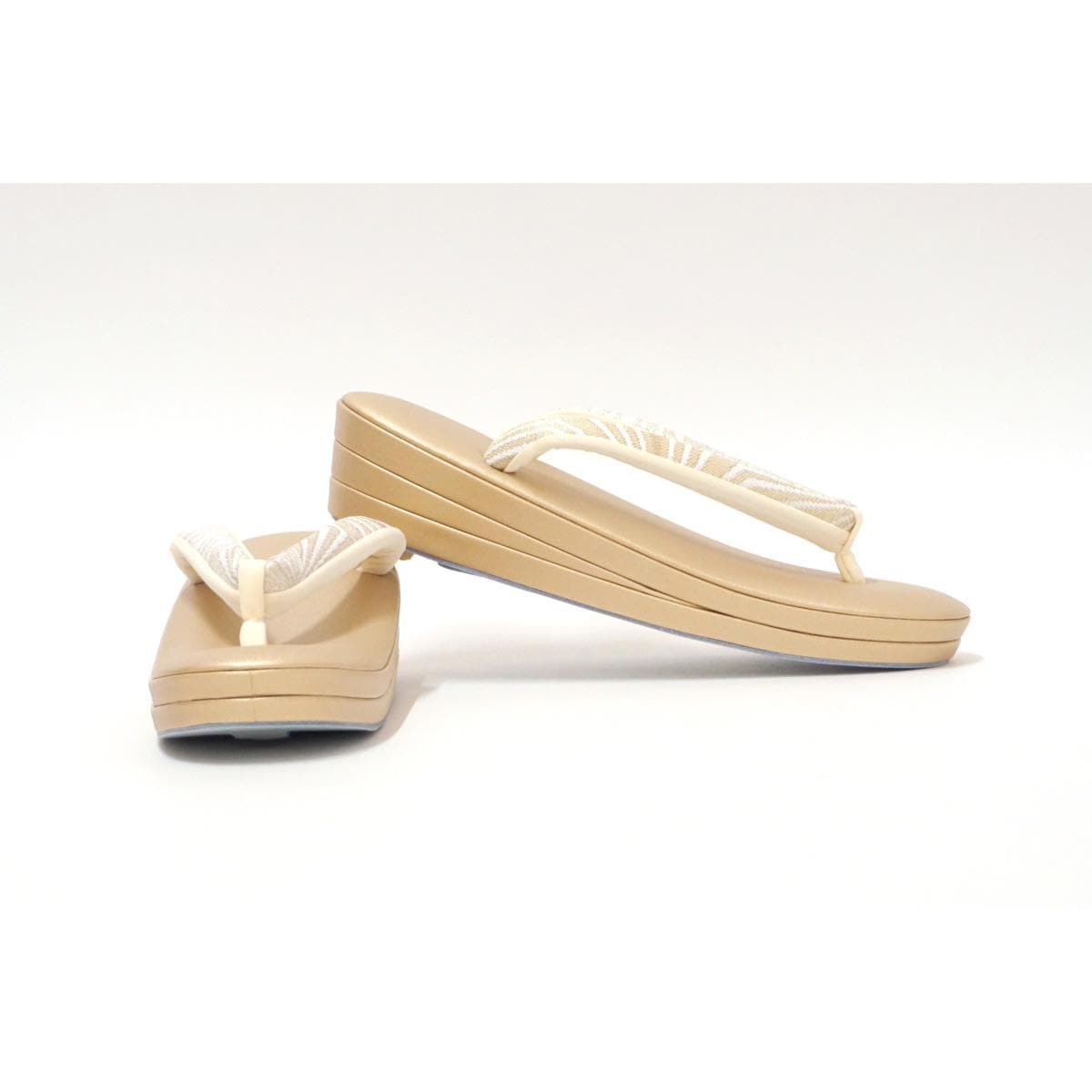 【新品】草履バッグセット　白梅　Ｌサイズ