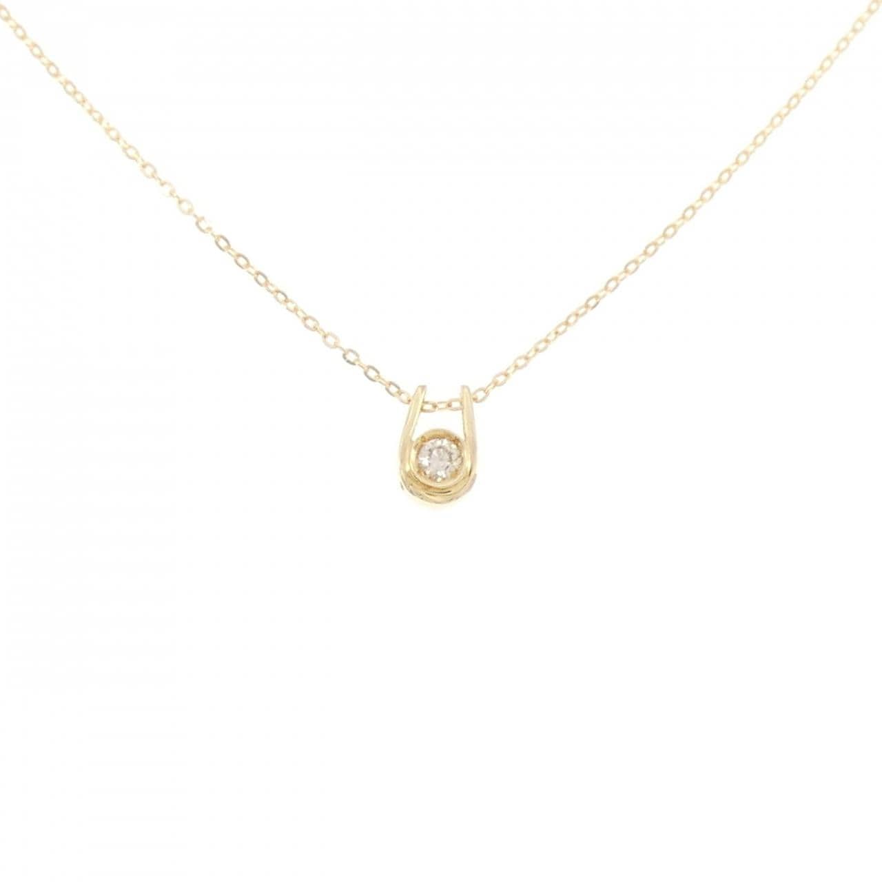 K18YG ダイヤモンド ネックレス 0.05CT