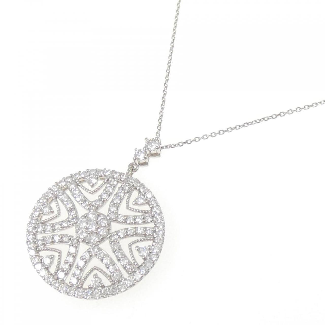 PT900/PT850 ダイヤモンド ネックレス 1.35CT