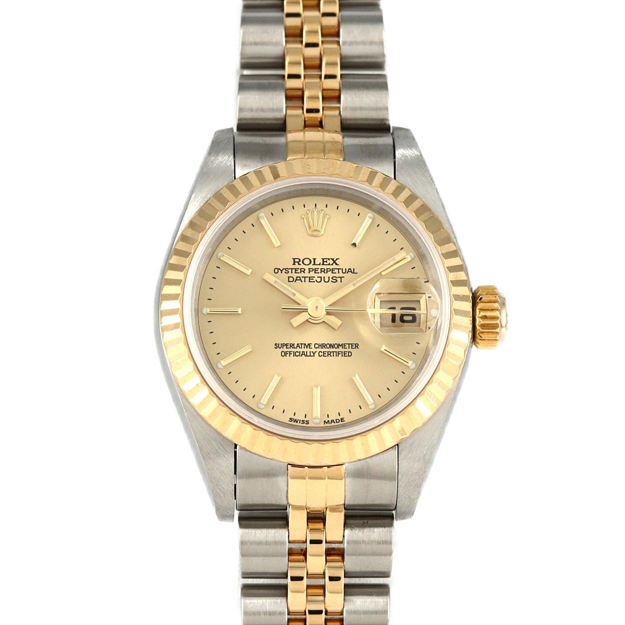 ロレックス デイトジャスト 79173 SSxYG 自動巻 A番