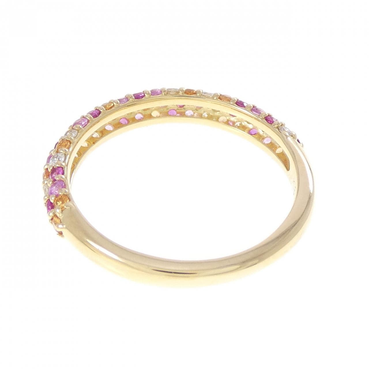 K18YG サファイヤ リング 0.60CT